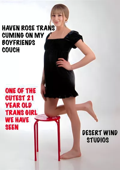 Haven Rose Trans Cuming On My Boyfriends Couch
